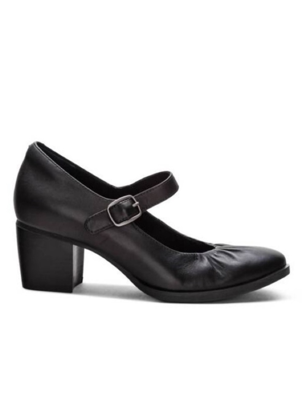NWT Aetrex Mary Jane Pumps Black Leather Sara Comfort Retro Arch Support Sz 7,5